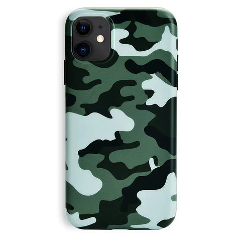 Green Camo iPhone Case
