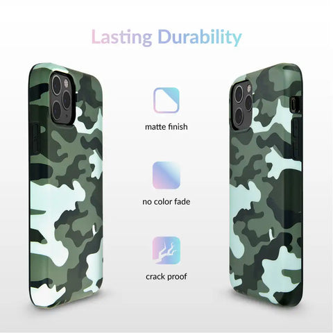 Green Camo iPhone Case