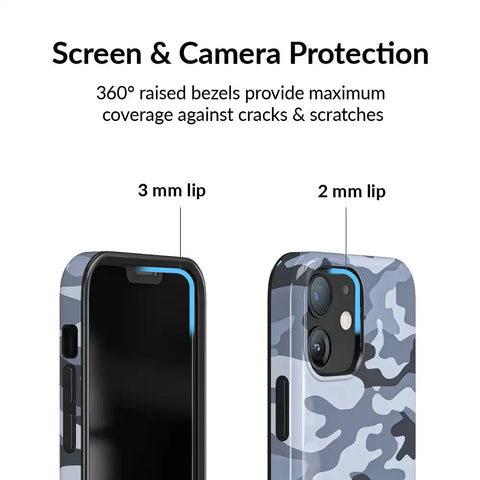 Gray Camo iPhone Case