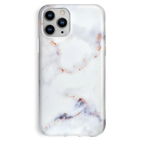 Gray Clouds Marble iPhone Case