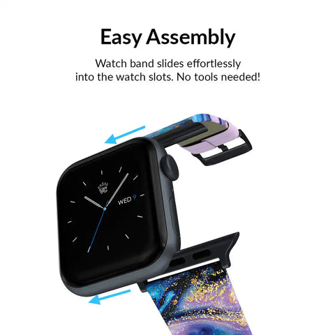 Galaxy Glitter Apple Watch Band