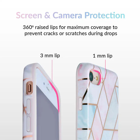 Geometric Marble iPhone Case