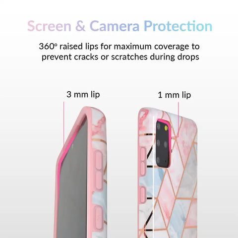 Geometric Marble Samsung Case