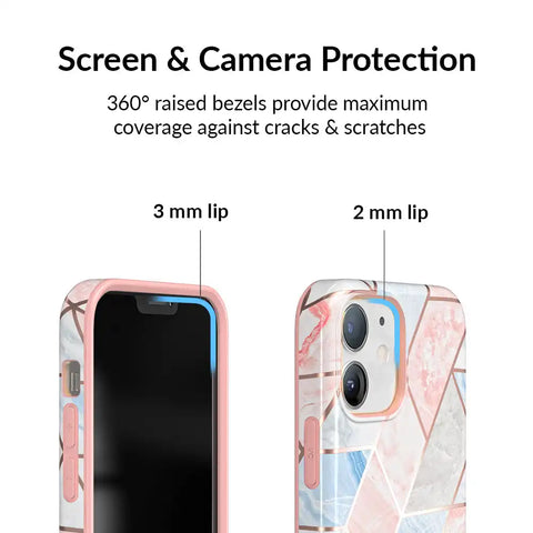 Geometric Marble iPhone Case