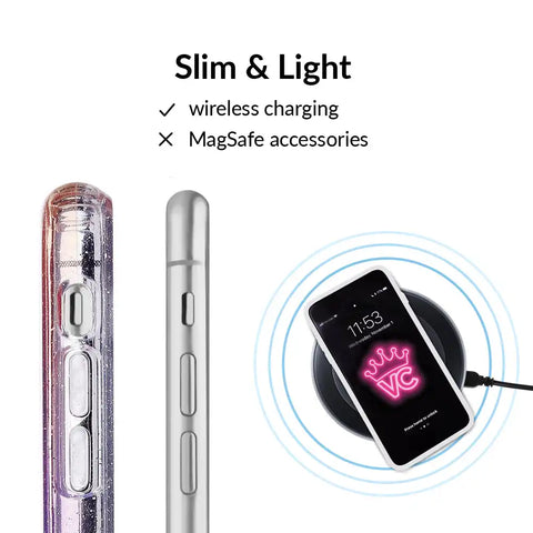 Ombre Stardust Glitter iPhone Case