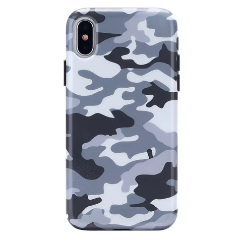 Gray Camo iPhone Case