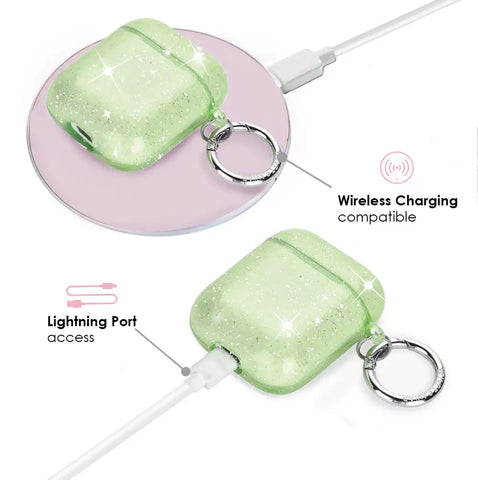 Lime Stardust AirPod Case