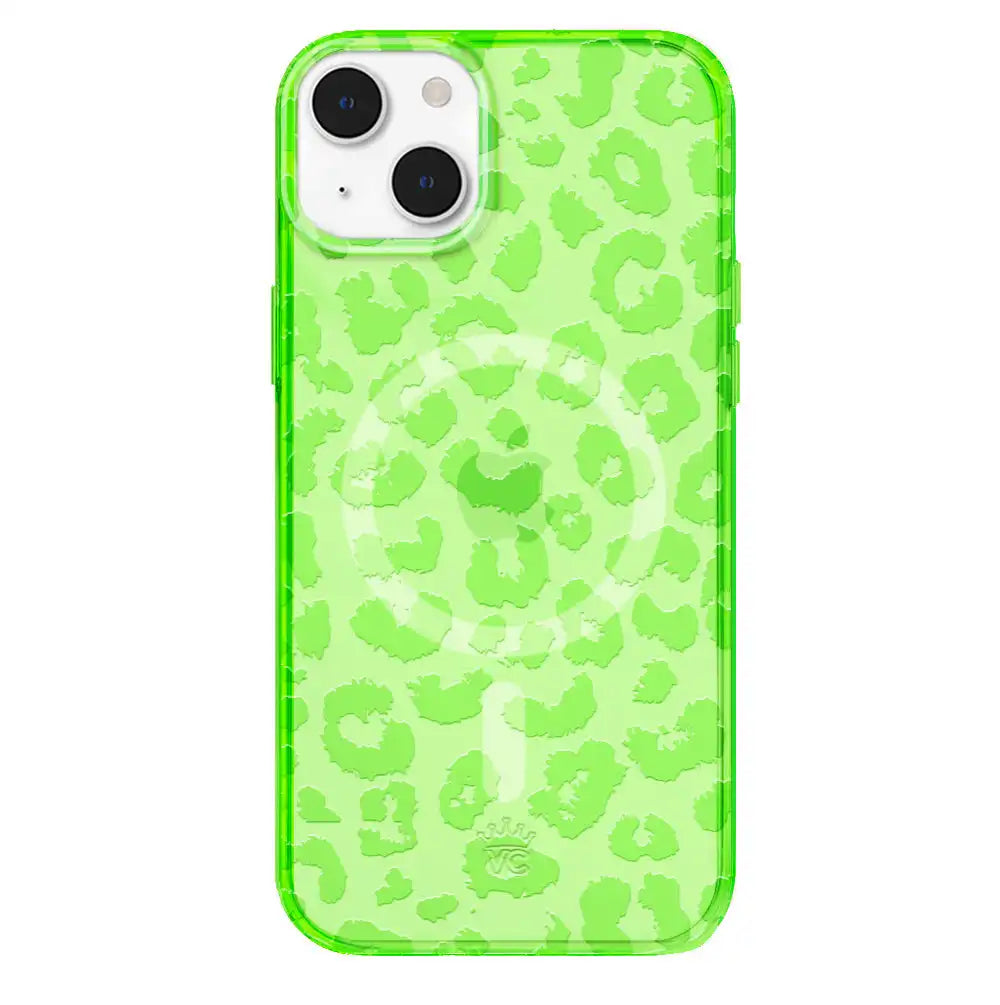 Key Lime Leopard iPhone Case
