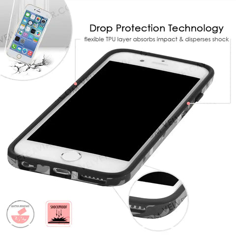 Gray Camo iPhone Case