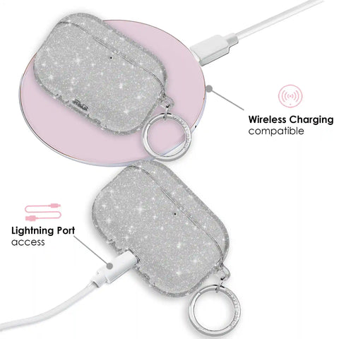 Grey Stardust AirPod Case