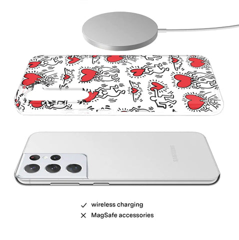 Keith Haring Heart-ist Samsung Case