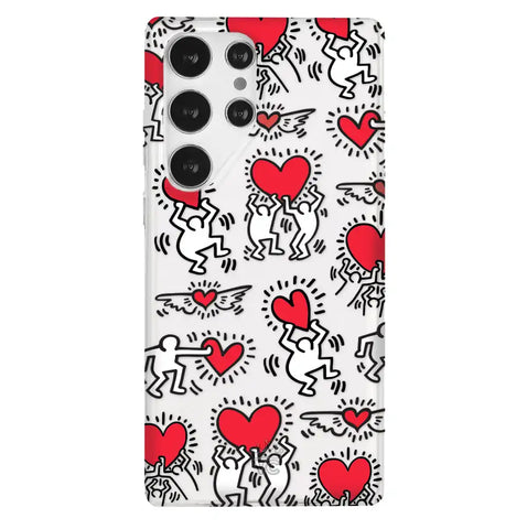 Keith Haring Heart-ist Samsung Case