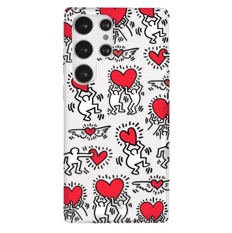 Keith Haring Heart-ist Samsung Case
