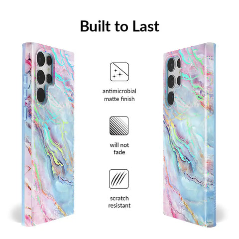 Holo Moonstone Marble Samsung Galaxy Case