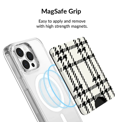 Houndstooth Sweater MagSafe Wallet