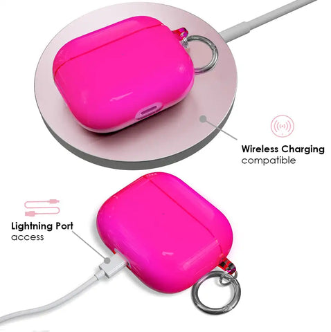 Neon Pink AirPod Case