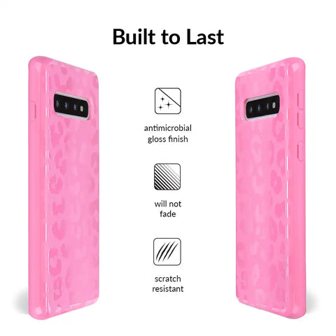 Hot Pink Leopard Samsung Case