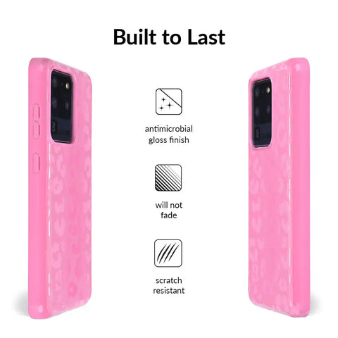 Hot Pink Leopard Samsung Case