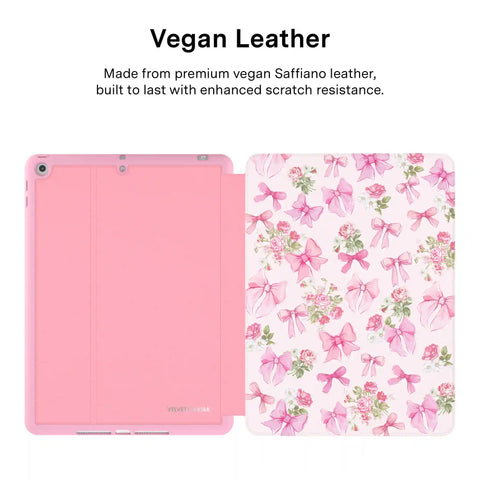 Posie Pink Bow iPad Case