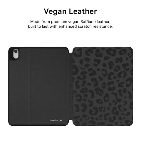 Black Leopard iPad Case