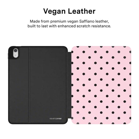 Princess Pink Polka Dot iPad Case