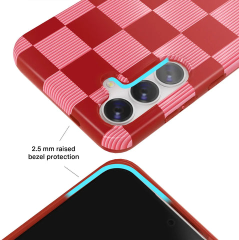Rose Vibe Checkered Samsung Case