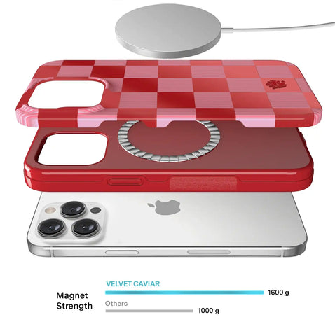 Rose Vibe Checkered iPhone Case