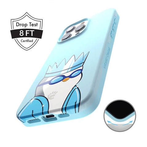 Pudgy Penguins Polar Blue iPhone Case