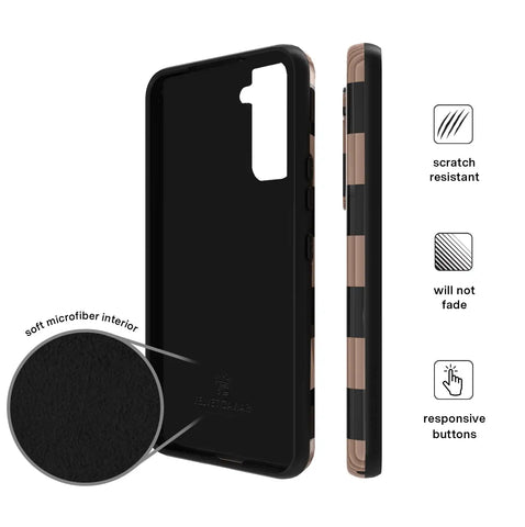 Mocha Vibe Checkered Samsung Case