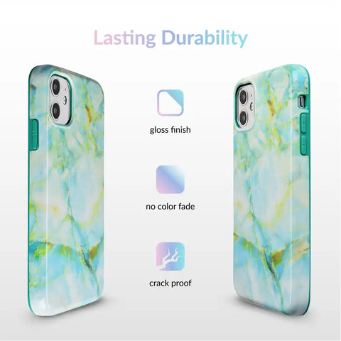Jade Marble iPhone Case