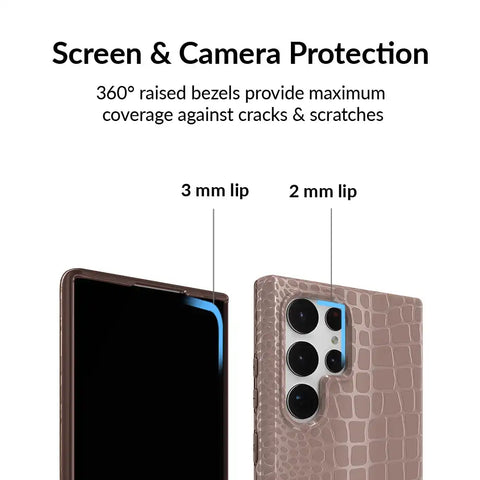 Khaki Croc Samsung Case