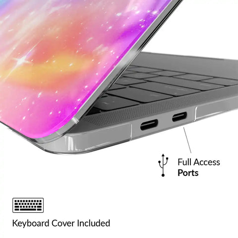 Pastel Galaxy MacBook Case