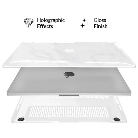 White Marble MacBook Case 2.0