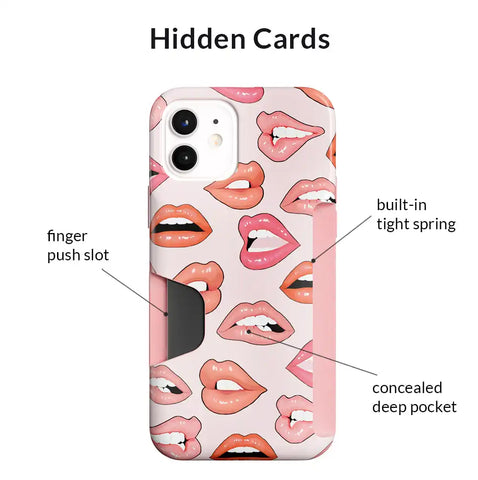 Nude Lips iPhone Wallet Case