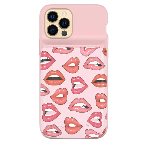 Nude Lips iPhone Charging Case