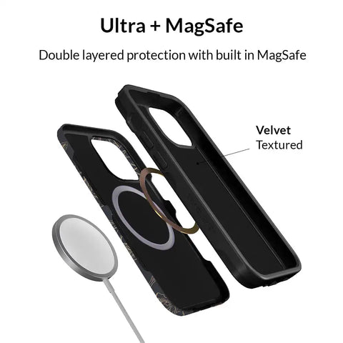 Floral Rose Gold Chrome iPhone Case