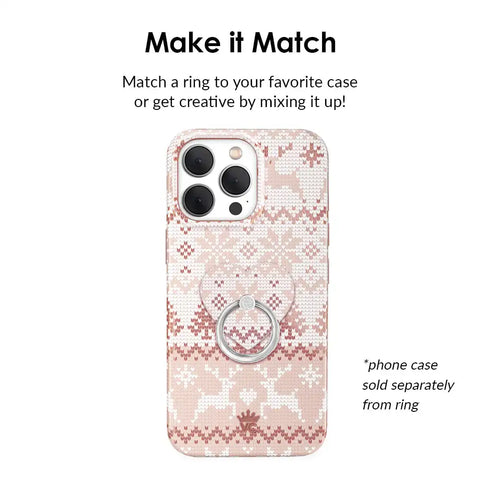 Cozy Chai Sweater Phone Ring