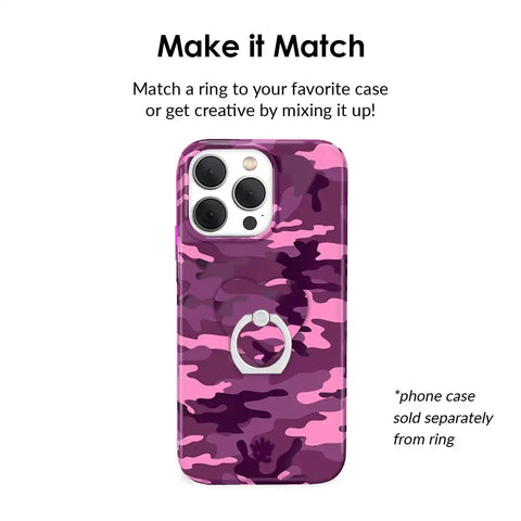 Magenta Camo Phone Ring