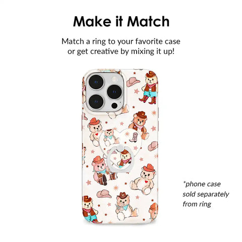 Cowboy Teddy Phone Ring