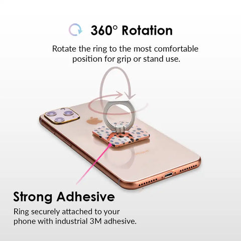 Spotted Nude Cheetah Phone Ring