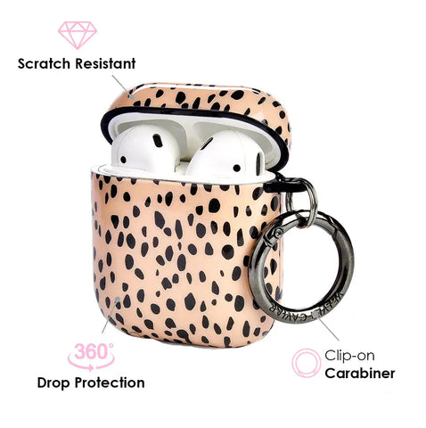 Spotted Nude Cheetah AirPods Case