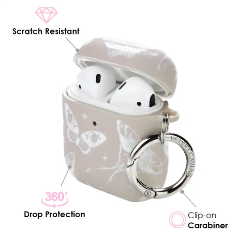Moonlight Moths AirPods Case