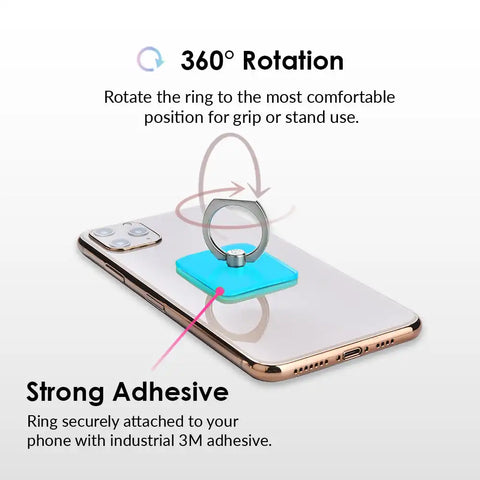 Neon Blue Phone Ring