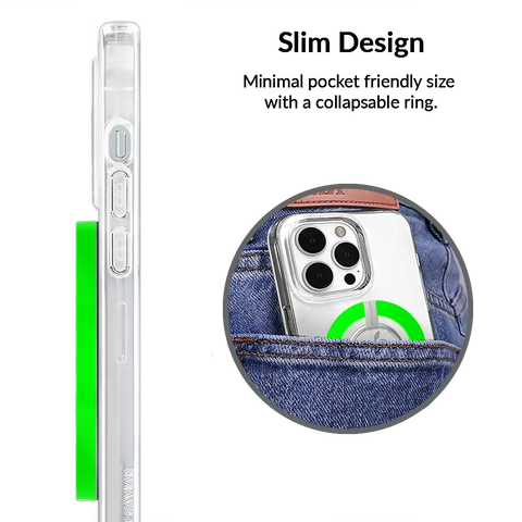 Neon Green MagSafe Grip Ring