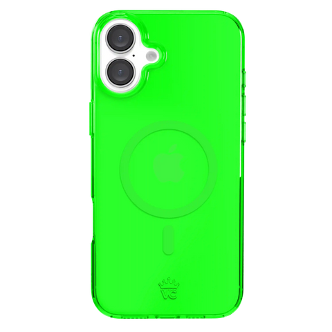 Neon Green Clear iPhone Case
