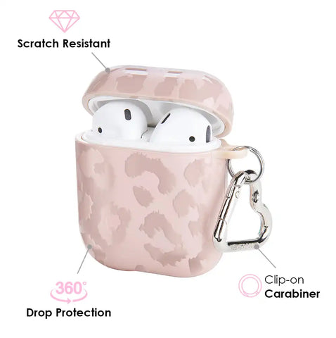 Nude Leopard AirPod Case