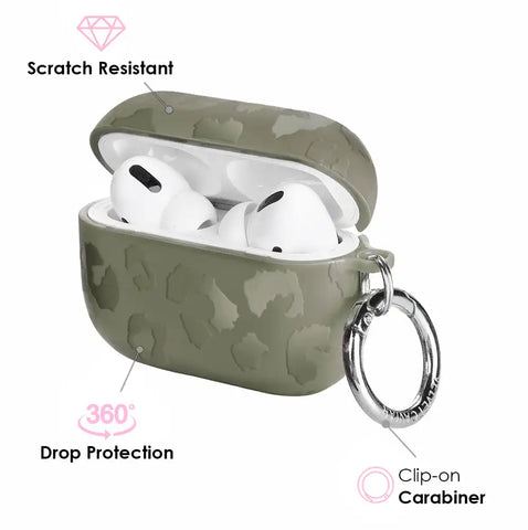 Olive Leopard AirPod Case