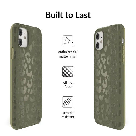 Olive Leopard iPhone Case