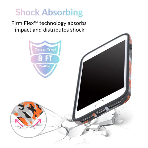 Orange Camo iPhone Case