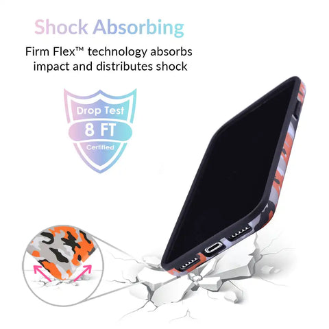 Orange Camo iPhone Case